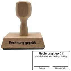 OTTO Office Textstempel »Rechnung geprüft« beige