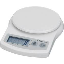 Maul lpha 2000G Briefwaage 1642002-ISO kalibriert (ISO) Wägebereich (max.) 2 kg Ablesbarkeit 1 g batteriebetrieben Weiß