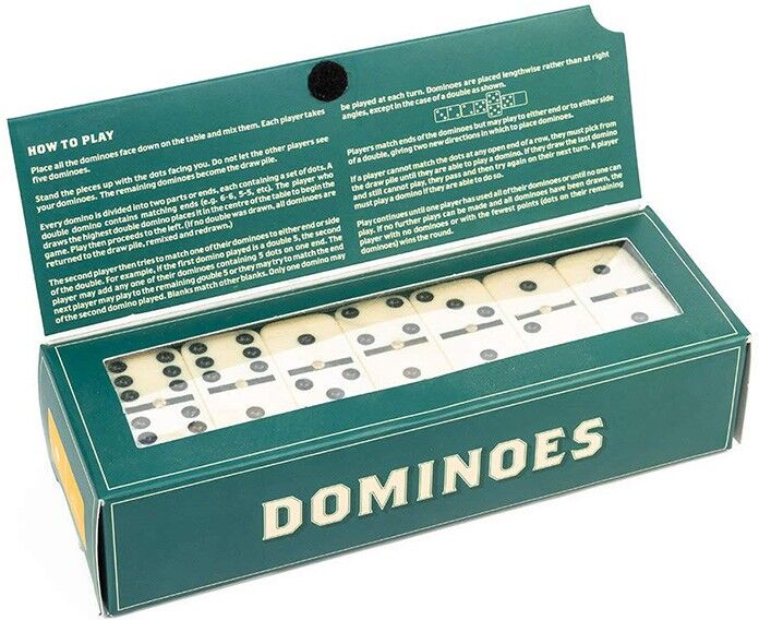 Wooden Games Workshop Dominoes - Professor Puzzle