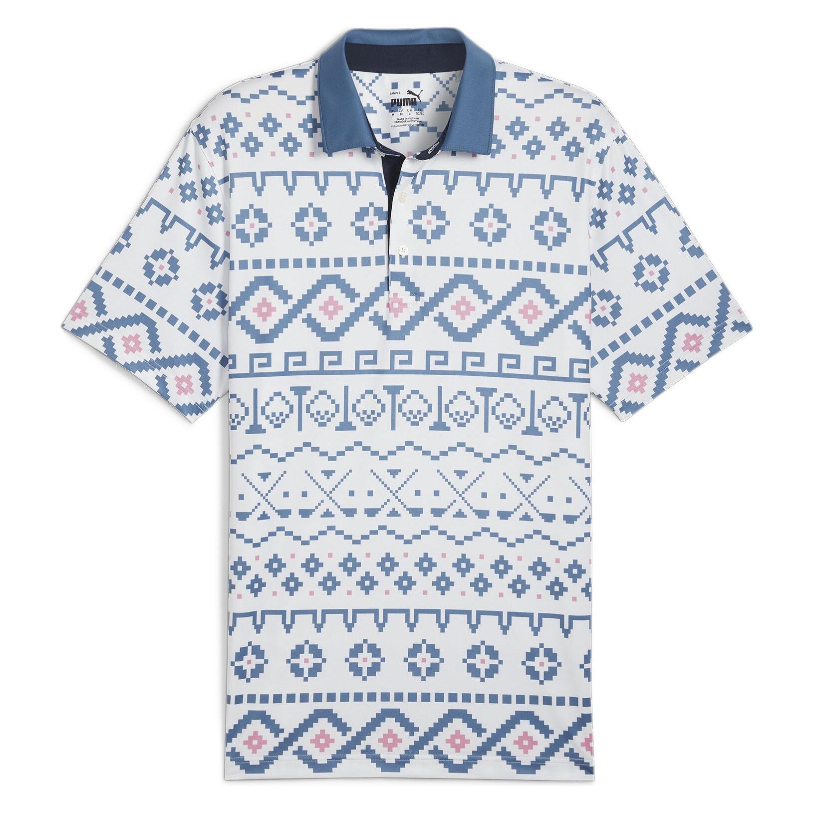 Puma Fair Isle Print Polo (L) (626836_01)