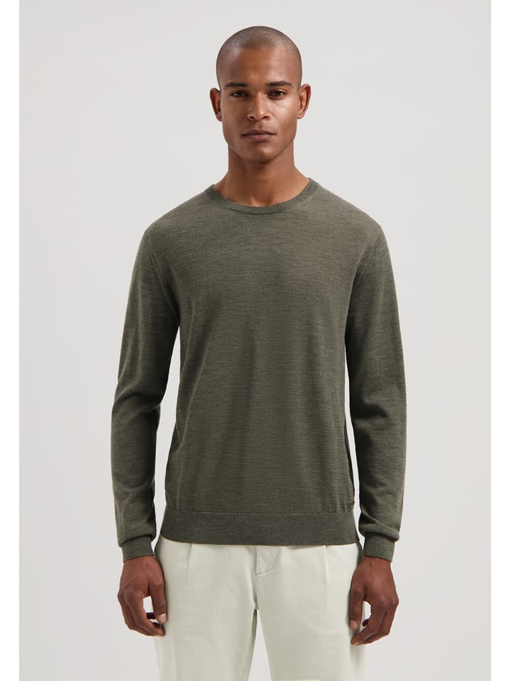 DSTREZZED Wollpullover in Khaki - L