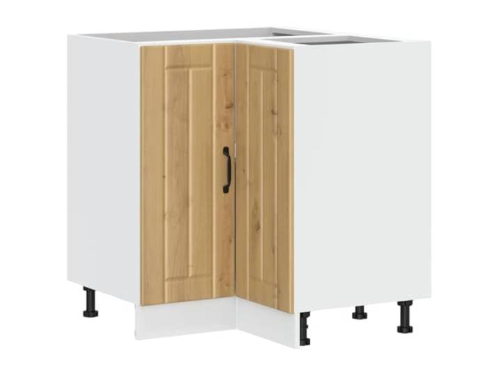 vidaXL Küchen-Eckunterschrank Lucca Artisan-Eiche Holzwerkstoff