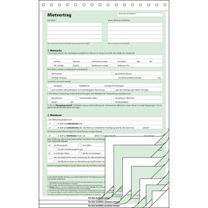 Sigel MV 480 A4 Mietvertrag für Wohnungen