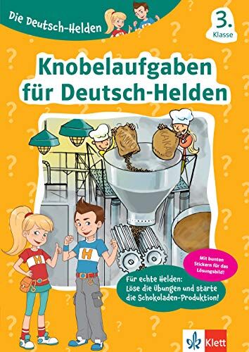 Klett Die Deutsch-Helden Knobelaufgaben für Deutsch-Helden 3. Klasse: Grundschule (mit Stickern) - Preis vom 15.10.2026 23:06:25 h