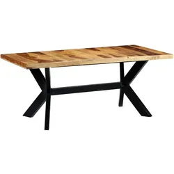 Helloshop26 - Designer-Couchtisch/Esstisch 180 cm massives Sheesham-Holz