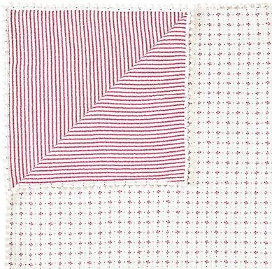 Georgie Pom Pom Quilt - Raspberry, King - Ballard Designs