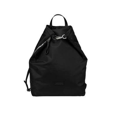 Rucksack MARC O'POLO "aus recyceltem Material", Damen, Gr. B/H/T: 38cm x 45cm x 10cm, schwarz, unifarben, Rucksäcke Rucksack