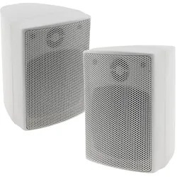 ChiliTec Satelliten Lautsprecher "CTB-40W" Paar 40W, 8Ohm, 130x95x115mm, weiß