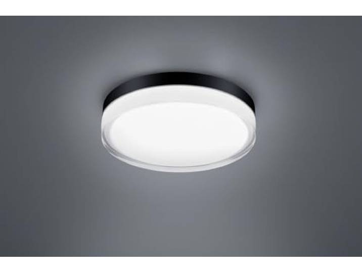 Helestra Tana plafondlamp LED, zwart mat - ø28 cm