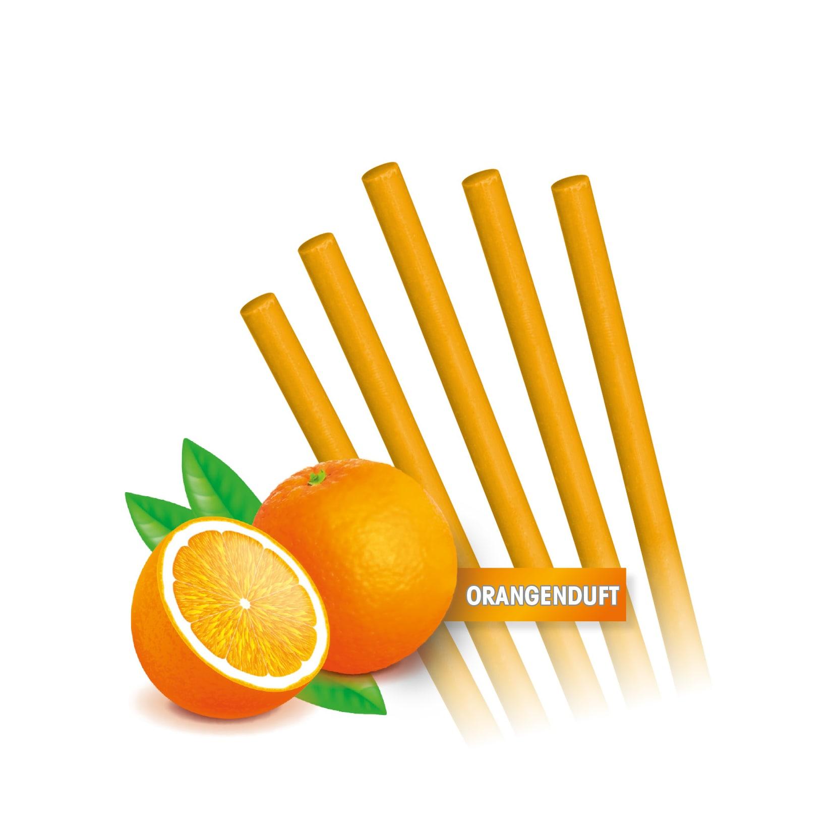 EASYmaxx Abflussreiniger-Stick Orange 50er-Set