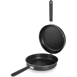 Ibili Tortillapfanne Fusion 24 cm Perfekt geeignet zur Zubereitung von Tortillas und Fladenbrot, Pfanne + Kochtopf, Mehrfarbig