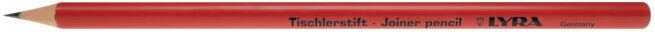 Lyra Crayon de menuisier 91T rond rouge 17,5 cm (L1915112)