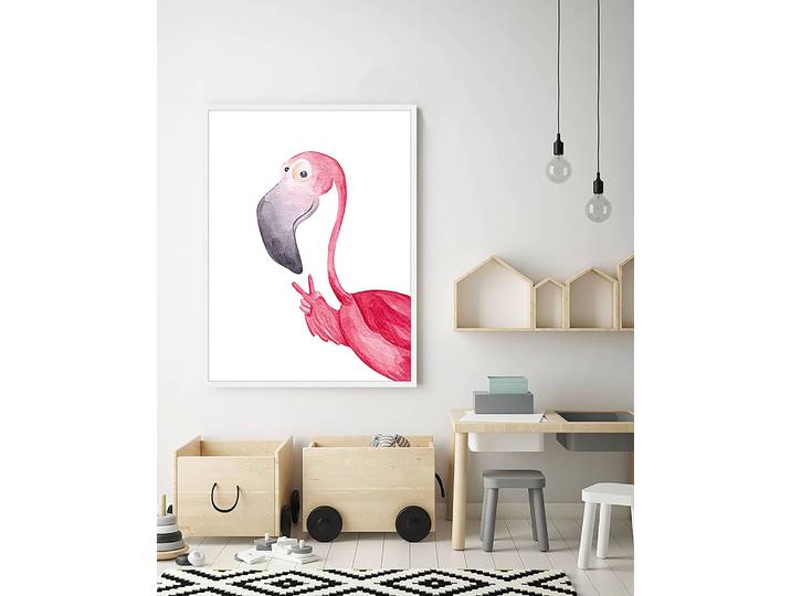 Tableau déco Peace 63 x 83cm Multicolore