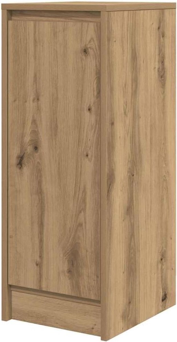 Dressoir Kast Buffet van Bewerkt Hout in Houtkleur, Hoogte: 76 cm