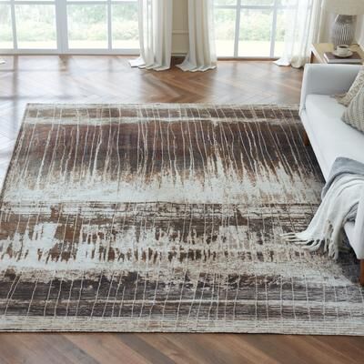 KALATY Radiant Horizon Abstract Area Rug