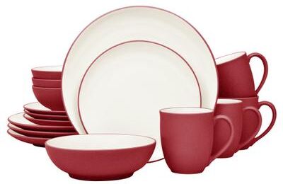 Noritake Colorwave 16-Piece Coupe Dinnerware Set, Service for 4