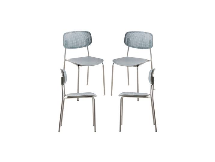 4er Set Piki Stühle - Gris