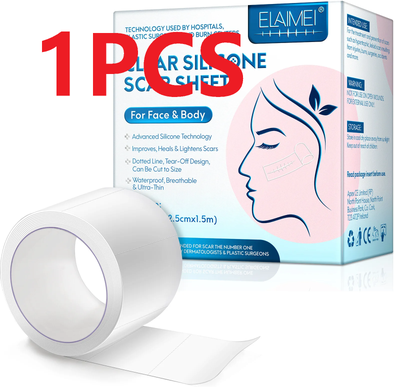 Perfect Picks Market Invisible Silicone Scar Sheets Roll For Scar Removal And Skin Recovery Tape 1pcs