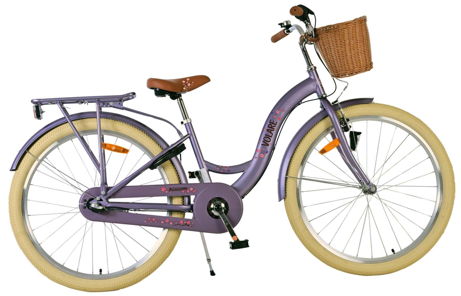Volare Blossom Kinderfahrrad - Mädchen - 26 Zoll - Lila - Nexus 3 Gänge
