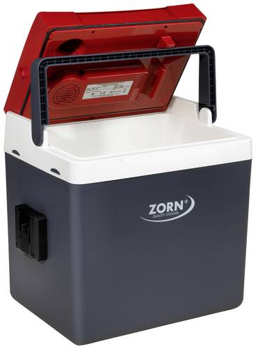 ZORN Cooler Z 26 LNE PX Akku-Kühlbox & Heizbox EEK: E (A - G) Thermoelektrisch 230 V, 12 V, 18V Weiß-Rot, Grau 25l max. 17°C