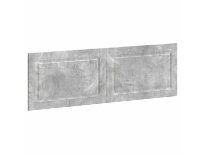 Makastle Kopfteil Betongrau Holzwerkstoff 160x50 cm Wandmontage