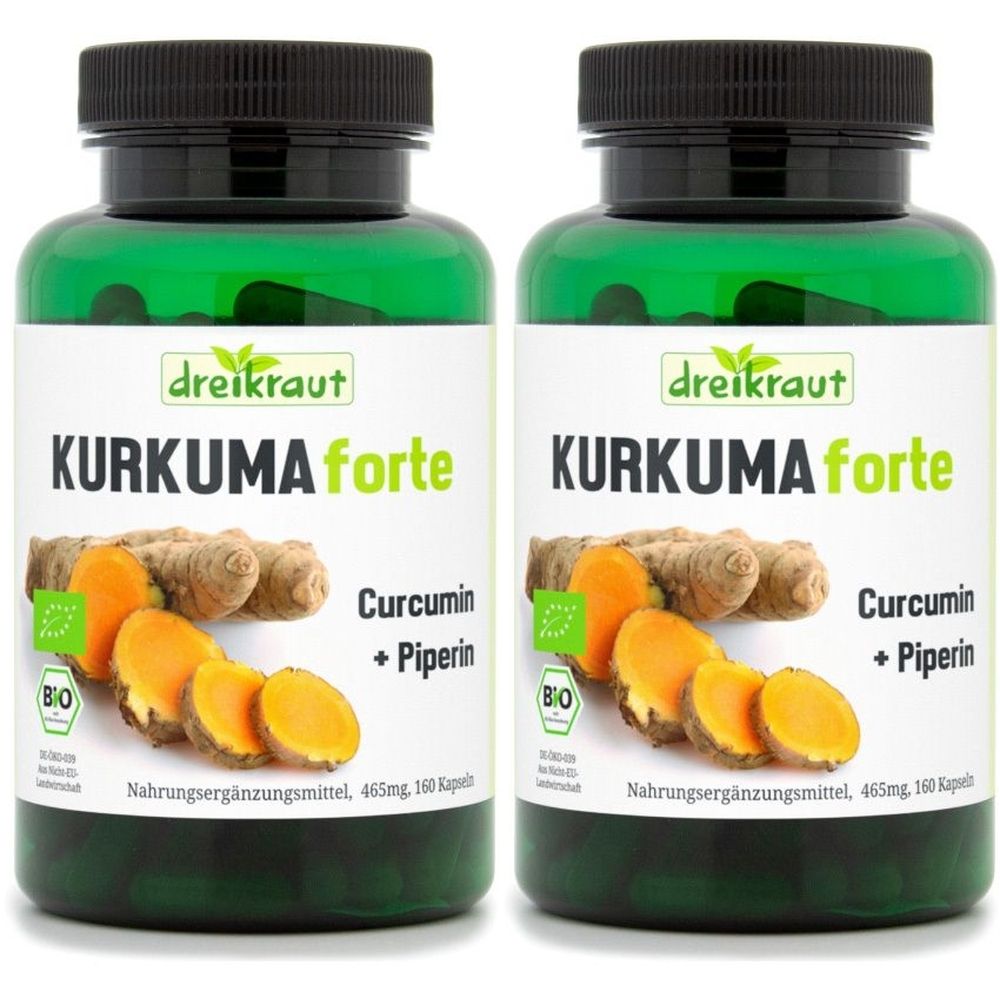 Kurkuma Forte Curcumin+Pip Bio 2x 2x160 St Kapseln