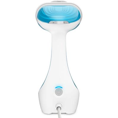 TEFAL Dampfbürste "DT9530 Pure Tex", blau (blau, weiß), B:12cm H:28,2cm T:18cm, Bügeleisen, 4 in 1 Multi-Pad-System: Entkeimen, Glätten, Säubern und Beduften