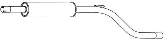 VEGAZ OS-763 Mittelschalldämpfer