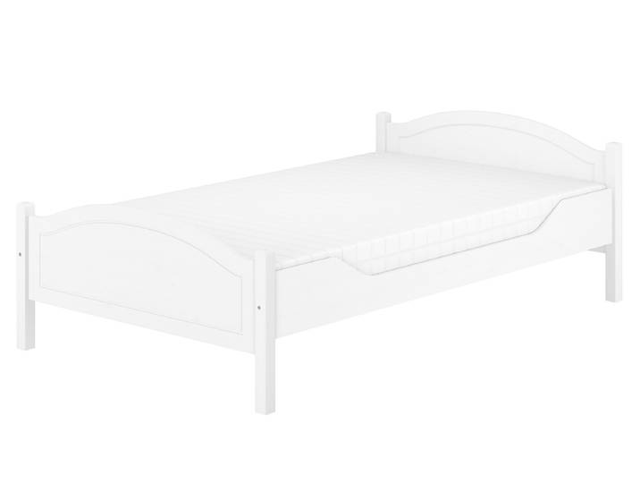 Einzelbett für Jugendliche oder Erwachsene Kiefer Weiß