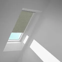 VELUX Rollo Olivebeige 4165, M04, GGU,Solar,VELUX,weiße Schiene