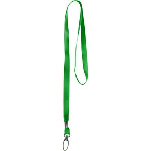 Webbomb Schlüsselband 6408, grün, Textil, Karabiner, 46 cm