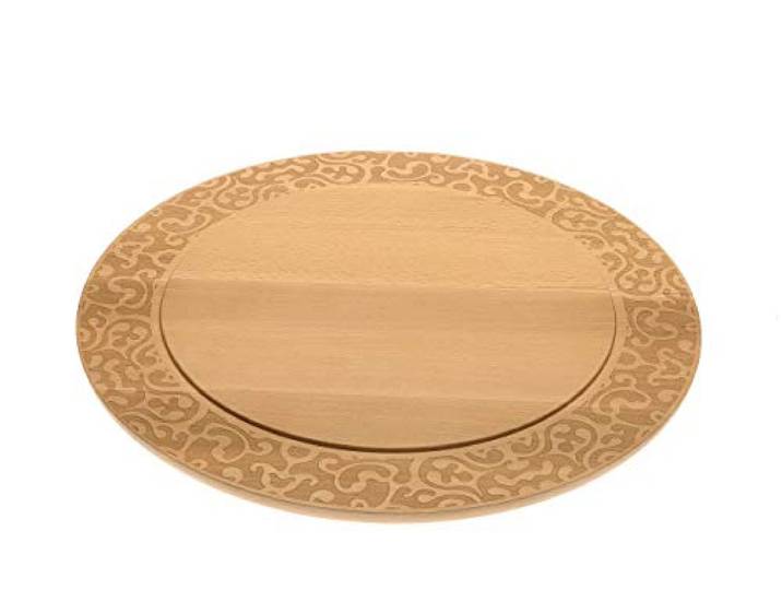Alessi MW23 Dressed in Wood Käseplatte aus Buchenholz