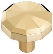 "Utopia Alley Hanover Cabinet Ring Pull Knob-Polished Gold Drawer Drop Pull Knobs 1.2"""