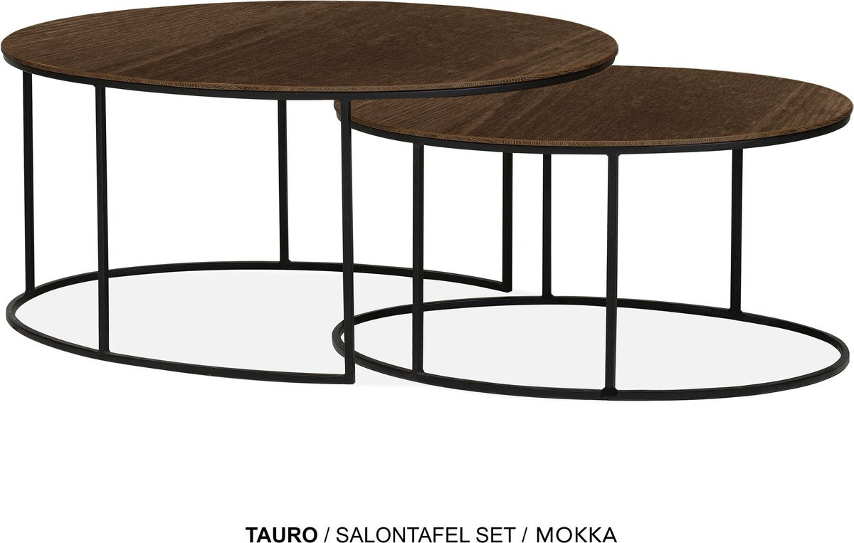 Maxfurn Set ovale salontafels - Mokka