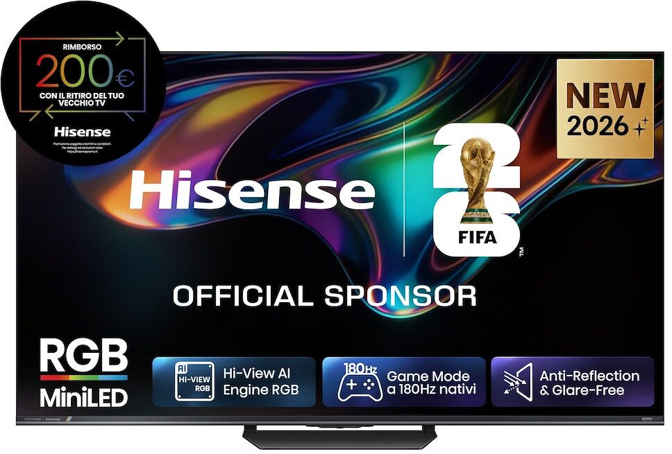 Smart TV Hisense 75ER8S Mini LED 75" 4K 180Hz