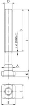 AMF Tasseau en T 18 mm (80069)