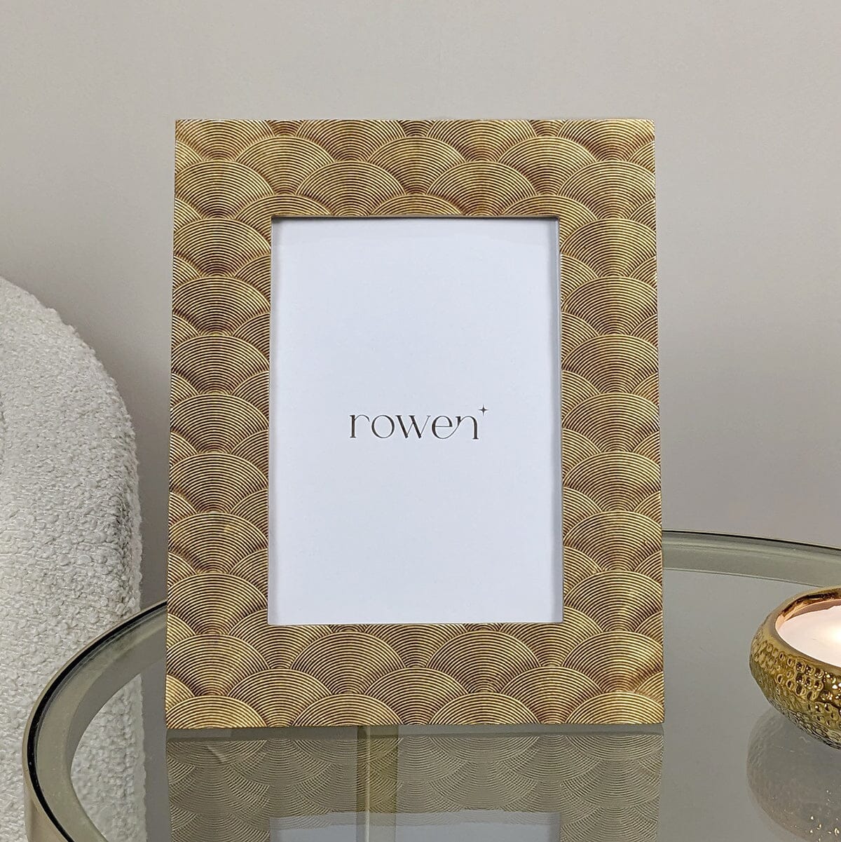 Gold Art Deco Photo Frame- 5x7"