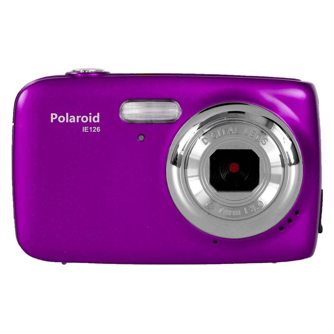 Polaroid 18.1mp 4X camcorder-3AAA purple (IE126-PUR-INT)