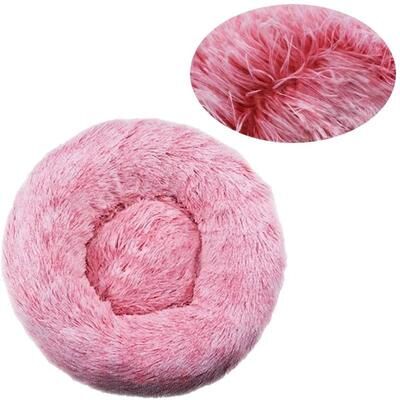 Uplift Essentials Cloud Comfort Anti Anxiety Round Pet Den pink 35 In