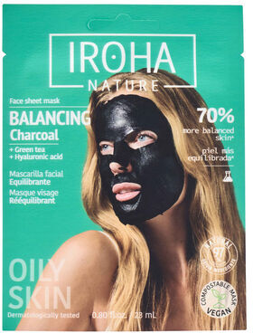 Iroha Nature Máscara Facial Carvão Detox and Hydrating 23 ml