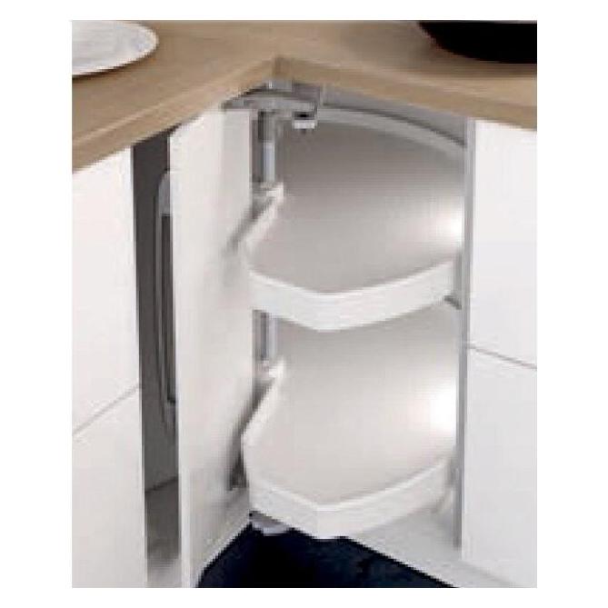 Ninka Eckschrank-Drehbeschläge MONDO für Eckmöbel 90° mit Falttüren, m (1 Stk.) (BA-5318108)