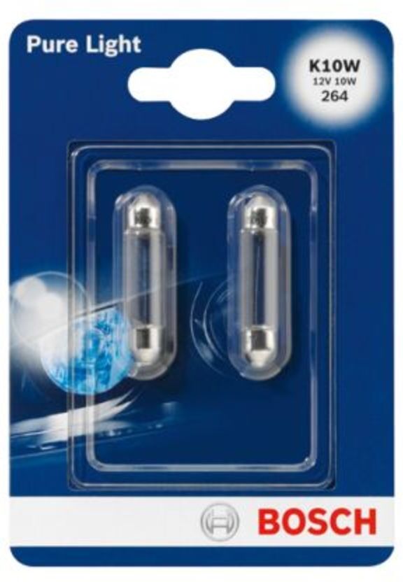Hehkulamppu Bosch Pure Light C10w 12v, 10w, 2 Kappale