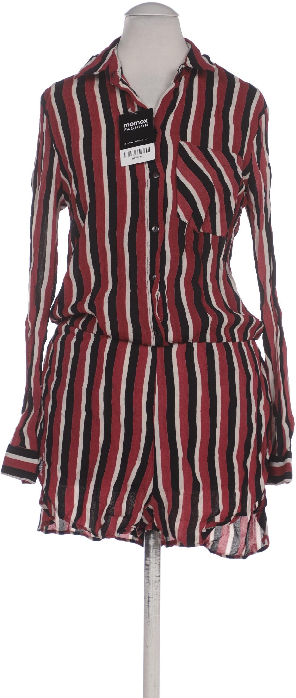 asos Damen Overall oder Jumpsuit, Bordeaux, Gr. EU 36, Viskose - Second Hand