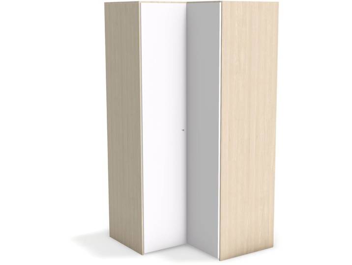 Kleiderschrank Window eiche Holzwerkstoff B 107 cm - Möbel Konfigurator: Traummöbel individuell zusammenstellen - Kleiderschrank