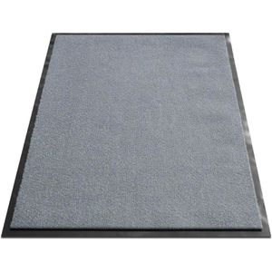 Floordirekt Schmutzfangmatte Monochrom, 90 x 120cm, silbergrau
