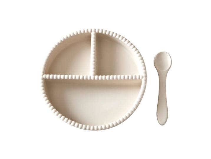 Jack o Juno Vaisselle pour enfants Little Bubble, 2 pièces Cream