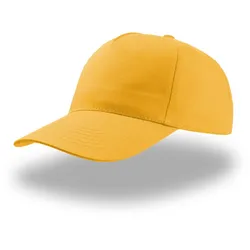 Atlantis Unisex 5-Panel Baseball Kappe 'Start Five' Klassische Cap STFV yellow one size
