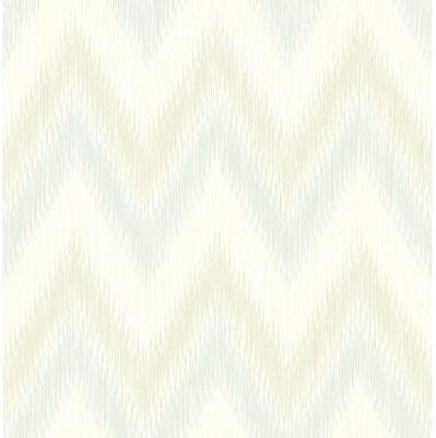 Seabrook Designs Lillian August Regent Flamestitch Stringcloth Unpasted Wallpaper