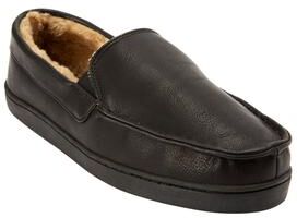 Romeo Slippers by KingSize in Black (Size 14 M)