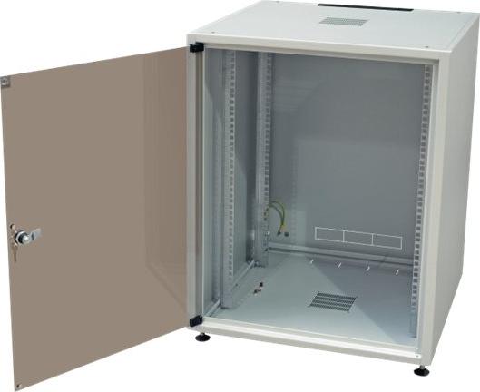 EFB Elektronik OFF-1566GR.V1RW, Freistehendes Gestell, 15U, 30 kg, Grau